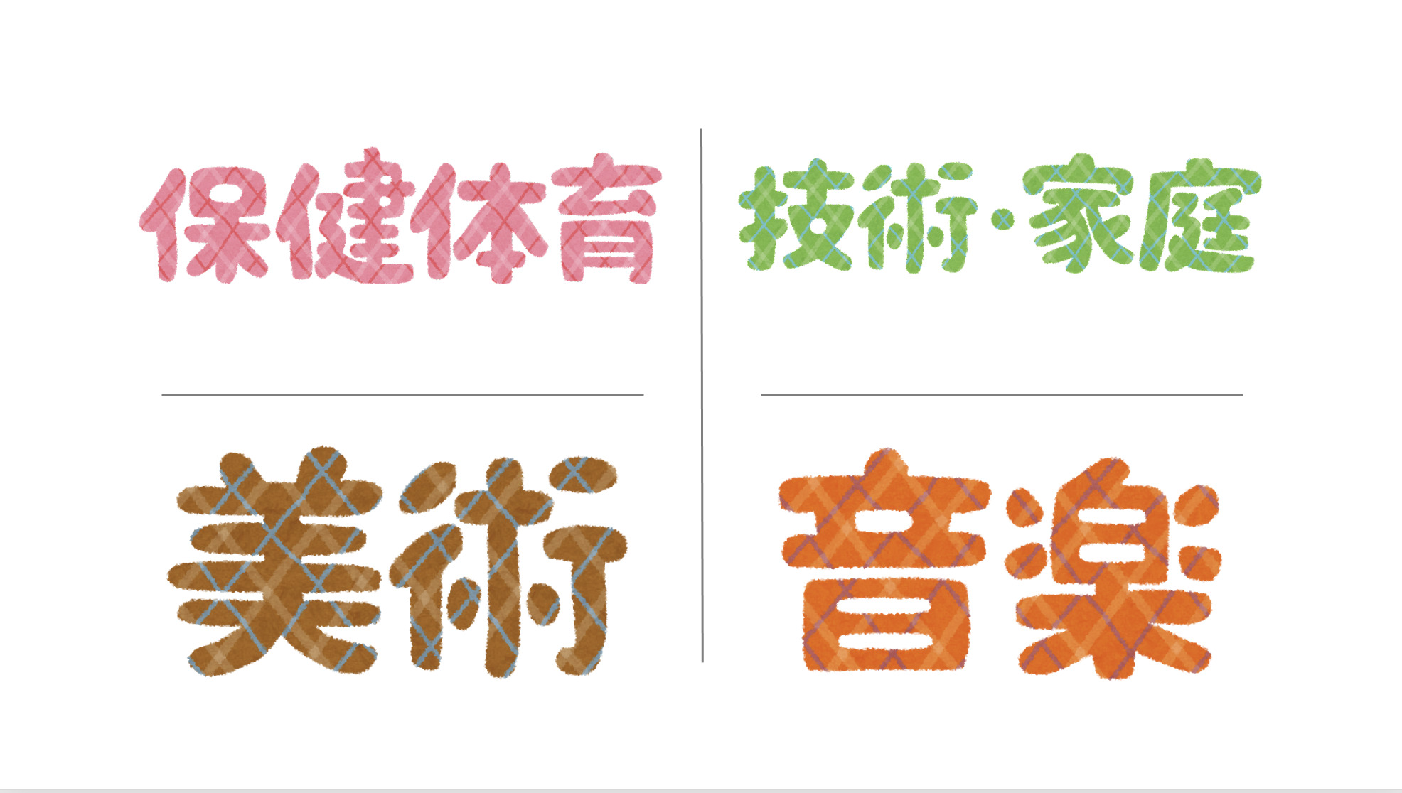 実技教科(副教科)について | ブログ | 東中野の塾なら学習塾CONNECT